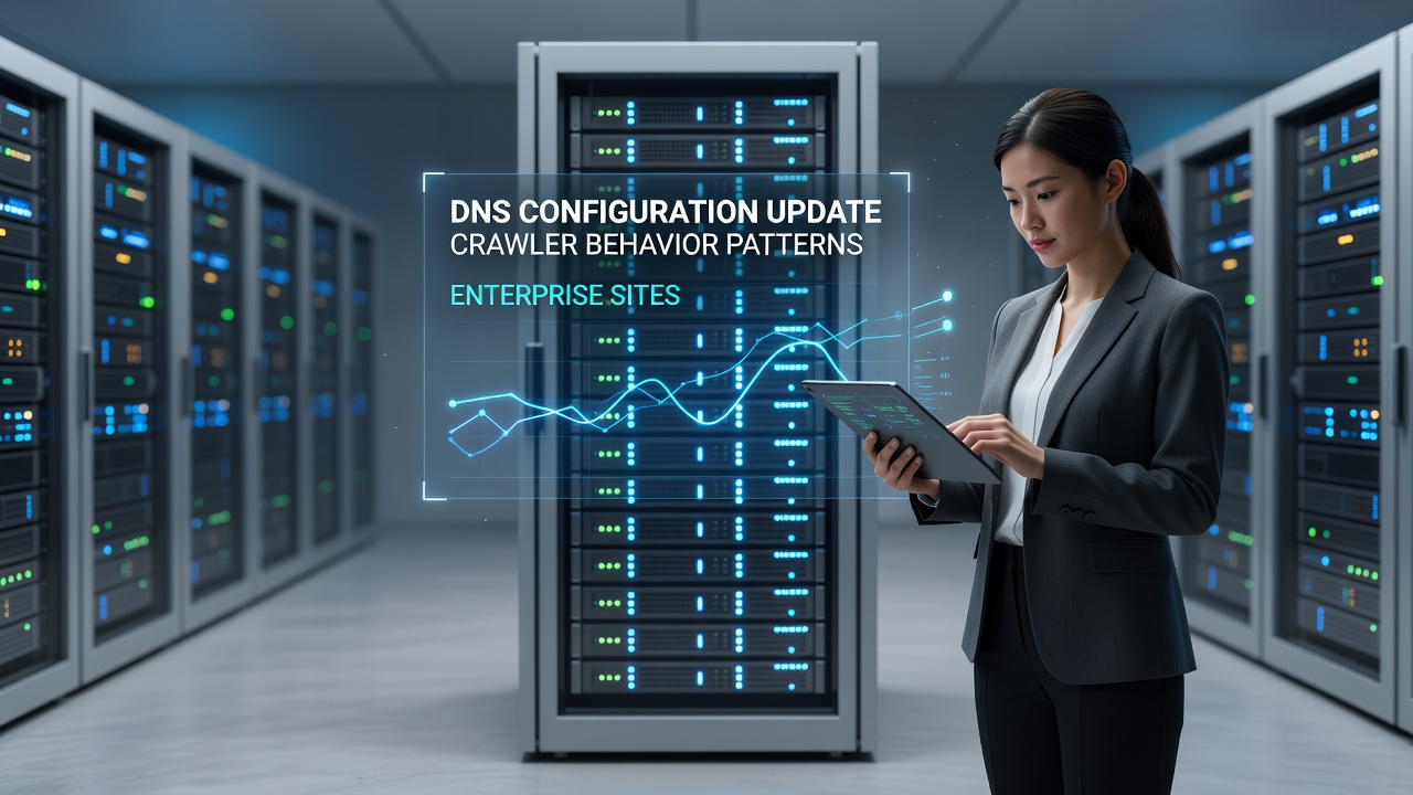 Investigating Crawler Behavior Patterns Following DNS Configuration Updates in Enterprise Sites